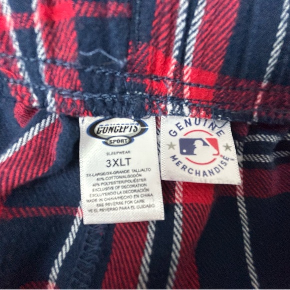St. Louis Cardinals Concepts Sport Red/Dark Blue Plaid Lounge Pants Men's 3XLT‎ - Picture 7 of 8